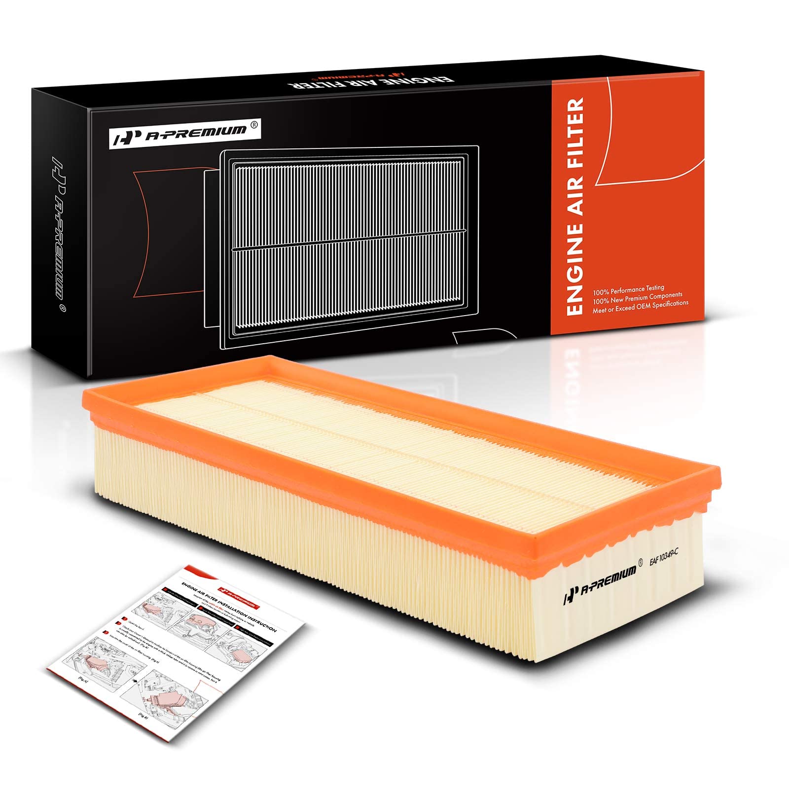 A-Premium Engine Air Filter Compatible with Nissan Altima